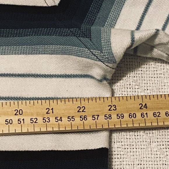 South Pole Polo Shirt Mens Size XL Black Green White Striped With Collar - Picture 12 of 16